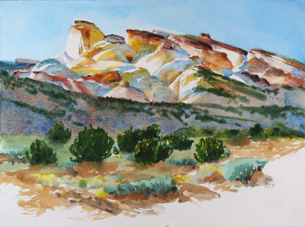 Capitol Reef National Park watercolor by Suze Woolf