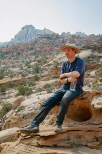 Paul resting in Capitol Reef